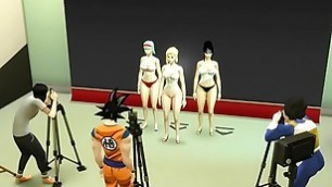 Cosplay Erotic Photoshoot of Dragon Ball Bulma&#'s Hot Handcuffs, No. 18 and Milk (Chichi) Anime Hentai