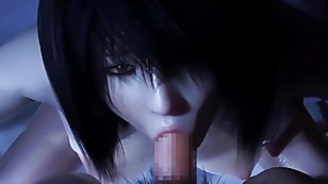 (4K) The ghost of a Japanese woman with a huge ass wants to fuck in bed a long penis that cums inside her repeatedly | Hentai 3D