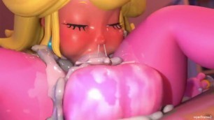 More Of Futa Princess Peach And Birdo Fucking Each Other omg a lot of cum hentai full video