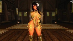 Sexy Skyrim dance - Bopeep tits