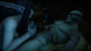 World of Warcraft Bones an Night Elf