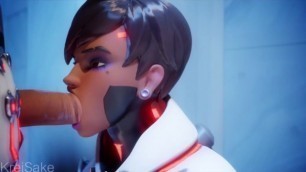 Overwatch sombra gets face fucked