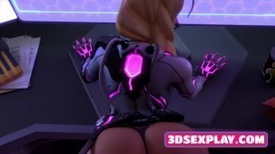 3D Hentai Heroes with Gorgeous Body Suck and Rides on a Huge Cock