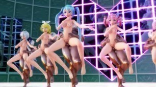 MMD SEX Vocaloids X5 Carry Me Off Sex Dance