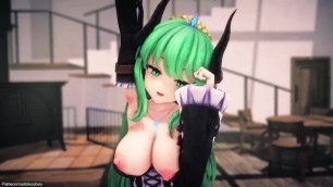 MMD Hentai Dance Dragon Girl Sex at the end