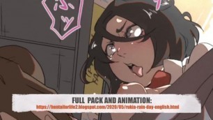 Hentai Bleach: Rukia Kuchiki Fucked in a Train ANIMATION