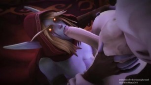 Warcraft Sylvanas Blowjob Animation [3mins]