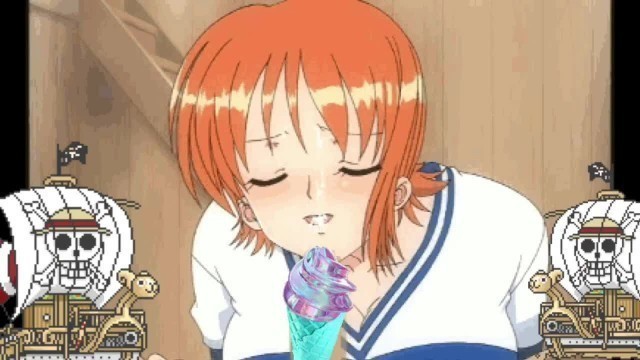 Nami Nico Robin Boa Hancock one Piece on Icy Creamy BlowJob Cumshot Anime Sex Hentai Porn