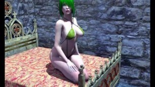 3D anime Orc fucking busty Elf