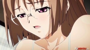 · Hentai · Busty Mature has an Orgy with her Classmates