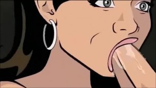LANA KANE Cartoon CAR BLOWJOB - Archer Porn - Sucking Cock in Car - MILF Fellatio - Spy Giving Head