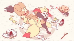 Lopunny and Braxien Fuck by Diives