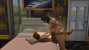 Some shemale sex (Sims 4)