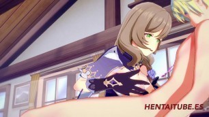 Genshin Impact Hentai - Lisa Has Sex in her House 2-3