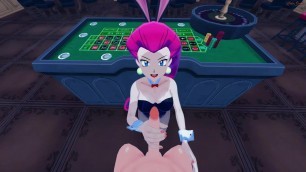 Jessie gets POV fucked by you in a casino. Pokemon Hentai.