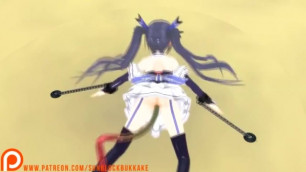 [MMD R-18] Noire is the Latest Sex Slave for a Demonic Tentacle Monster