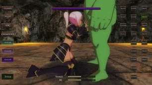 Elf Knight Gisele 3d hentai game new gameplay . Cute girl in sex with goblins and orks