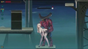 Dark Star gameplay Cute girl in sex with aliens hentai ryona