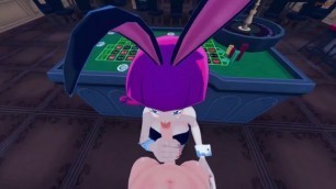 Team Rocket's Jessie gets POV fucked by you in a casino, lets you cum inside her pussy - Pokemon Hentai.