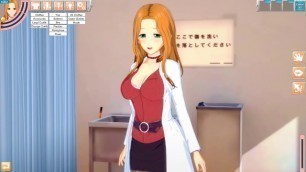 Slutty Hot School Nurse Milf Sucks and Fucks Her Student - Koikatu