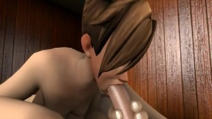 Overwatch Tracer Blowjob