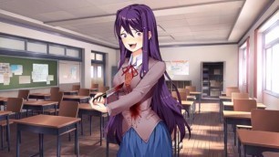 Anime Girl with Purple Hair Gets Penetrated Multiple Times