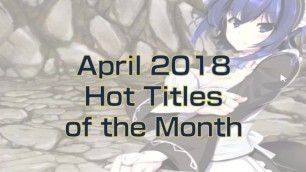 April 2018 Hot Titles of the Month