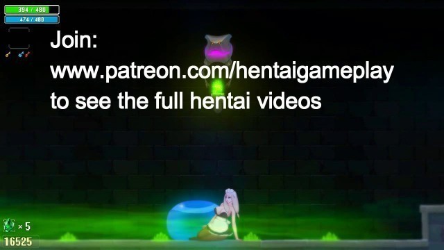 Pretty maid hentai having sex with monsters men in Dungeon and Maid hentai gameplay