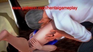Chun li street fighter cosplay hentai game girl having sex with a man in adult sex video