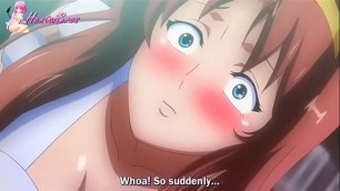 hentai impotent guy let his wife cheating on him
