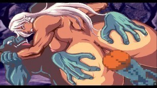Queen Axe &lbrack;Extreme Hentai PornPlay&rsqb; Ep&period;4 Muscular samus lookalike captured by gobelins and turn into a bukkake slut