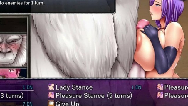 Karryn's Prison PornPlay Hentai game Ep.19 - giant cock can fit between huge massive tits
