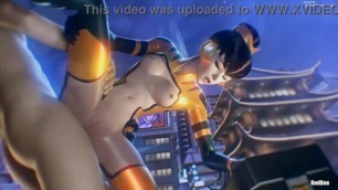 Overwatch D.Va 10 SFM & Blender 3D Hentai Porn Compilation