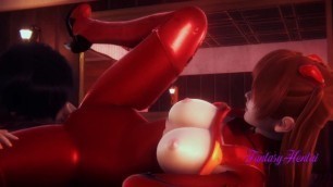 Evangelion Hentai 3D - Shinji & Asuka Blowjob and fucked with creampie - Japanese Anime manga porn