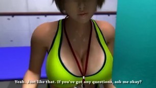 BIg Tits girl gets fucked by gym instructors (CGI Game)