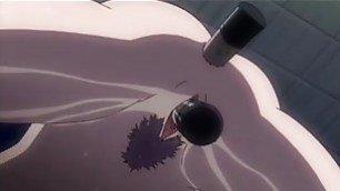 Seductive hentai geisha filling her fuck holes with dildos