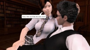 Harry Potter Animated 3D Sex Porn - Hermione's Blowjob in the Library