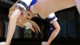 MMD Lizard monster attacks Alice