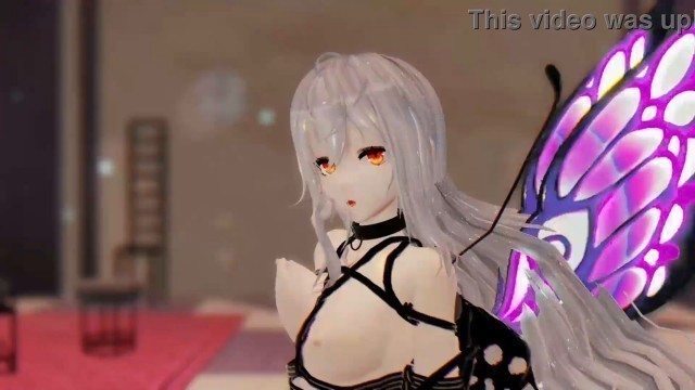 SKADI ARKNIGHTS HENTAI INSECTS SEX MMD NUDE DANCE PURPLE WINGS COLOR EDIT SMIXIX