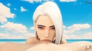 Overwatch Ashe 3 SFM & Blender 3D Hentai Porn Compilation