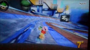 Mario kart 8 - une villageoise fait son show de animal crossing! -