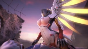 Mercy getting fucked hard by Soldier 76