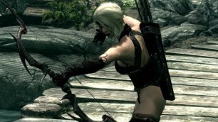 Sexy Skyrim Babe Big Tits and Ass