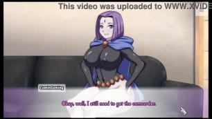 Waifu Hub S2 - Adult Raven from Teen Titans [ Parody Hentai game PornPlay ] Ep.1 Raven stripped us in the blink of a eye with da