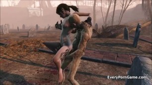 Female Player Fucked By A Monster