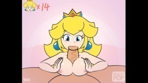 Super Smash Girls Titfuck - Princess Peach by PeachyPop34