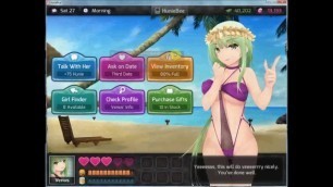 Huniepop - Gameplay - Venus[Turlte Bay Beach]