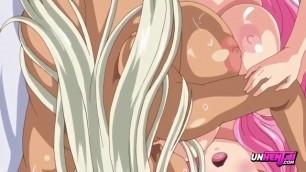 Massive Creampie In Horny Threesome! Hentai