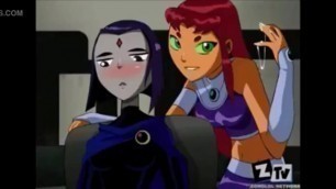 Teen Titans Starfire and Raven Porn
