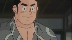 Beefy man in japanese anime